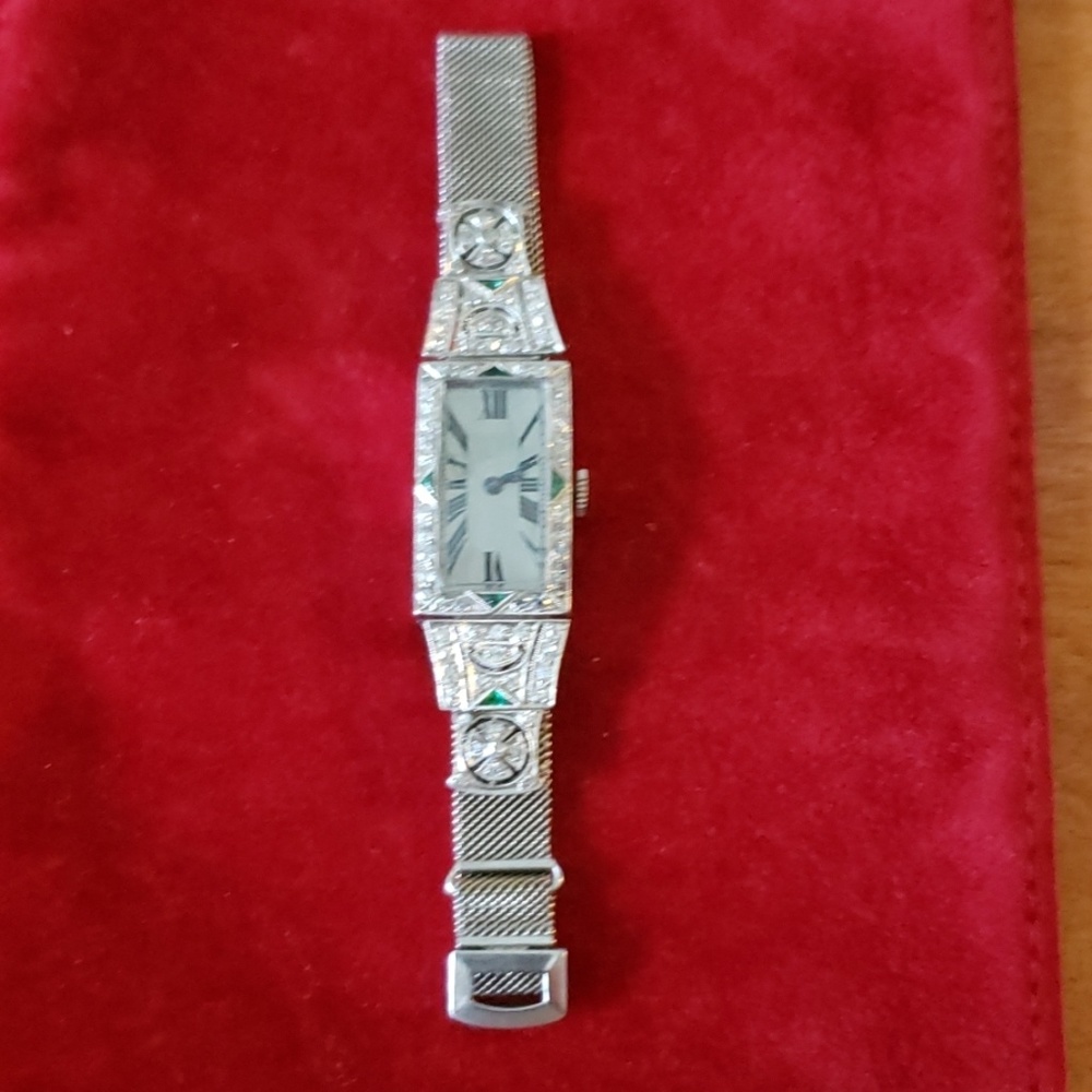 Paul Ditisheim Diamond Platinum Dress Watch